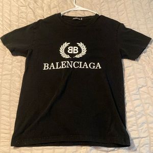 RARE SOLD OUT! Balenciaga T-shirt Black Size S